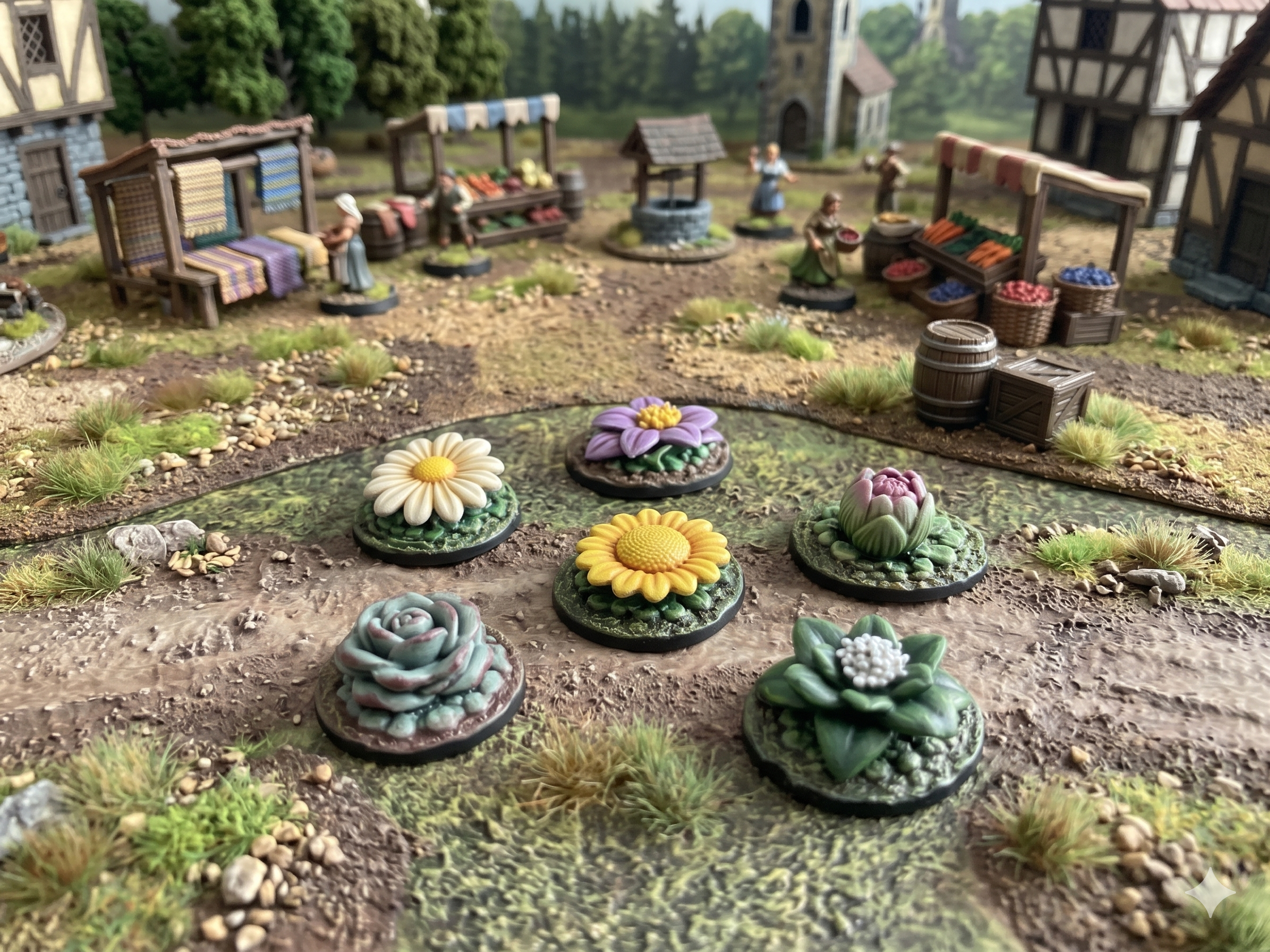 Blumenbeete Set 6 Stück