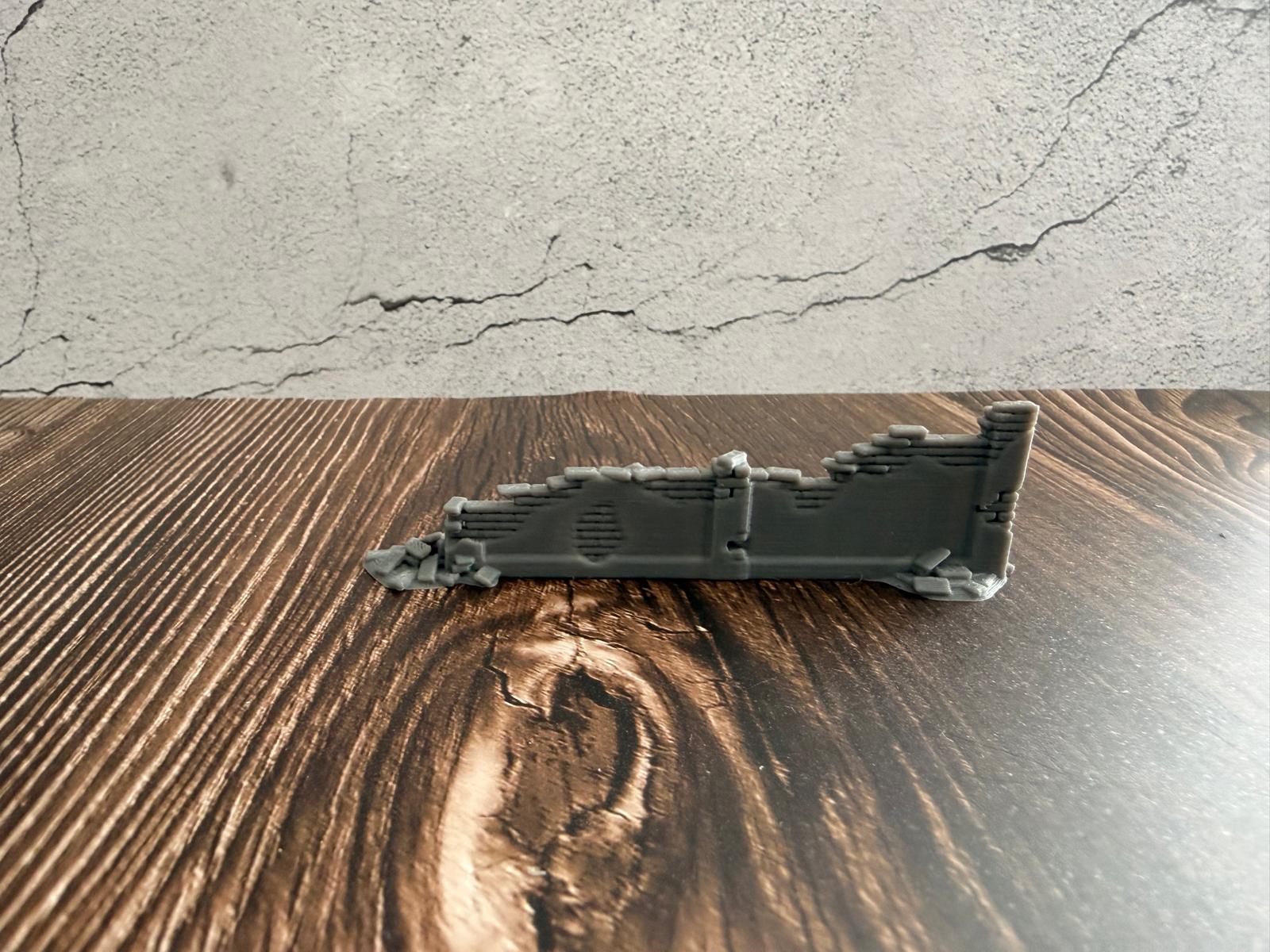 Niedrige Trümmermauer Scatter