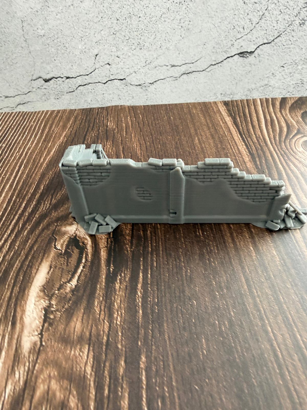 Zerstörte Stadtmauer Bundle Links und Rechts