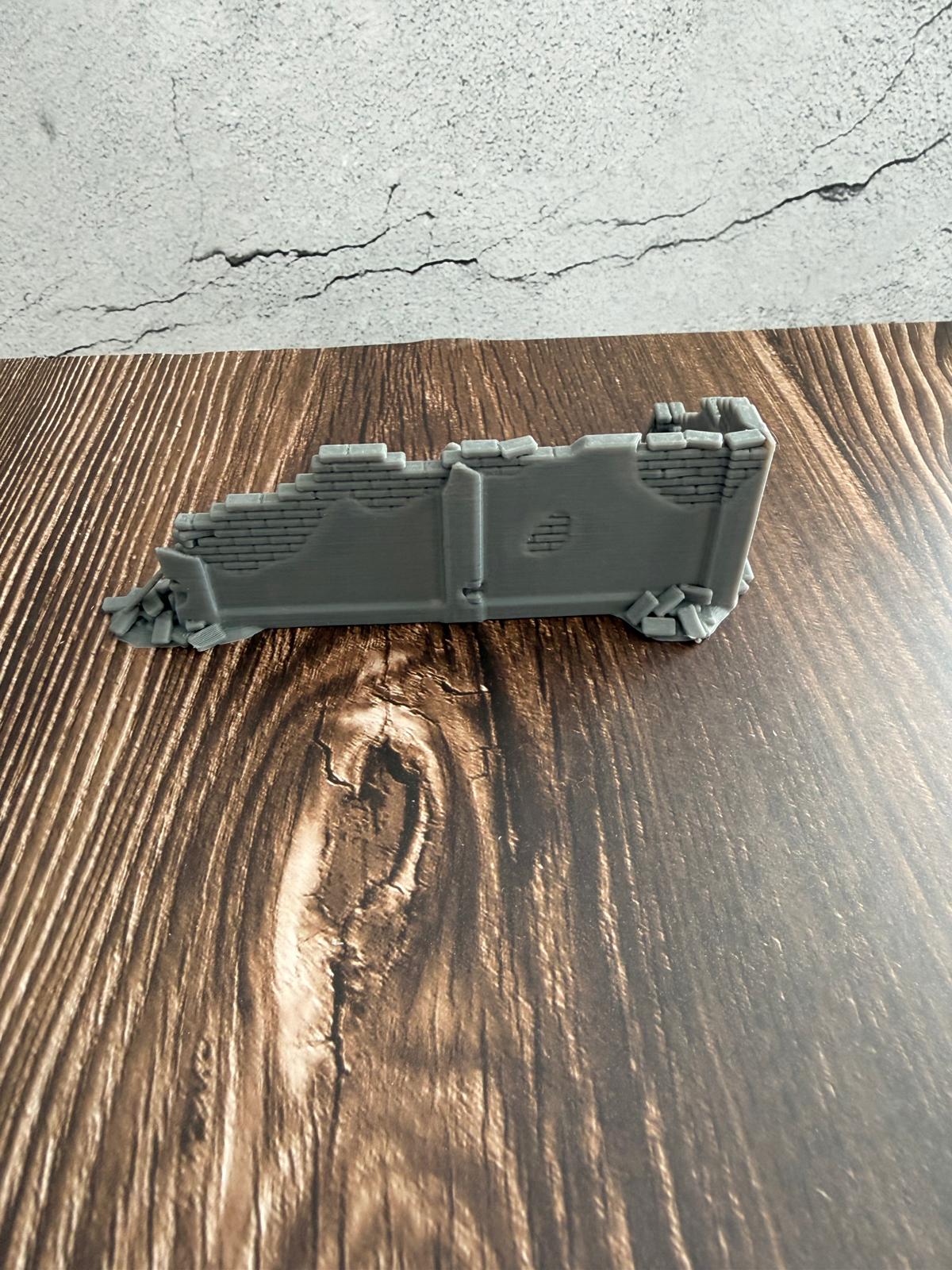 Zerstörte Stadtmauer Bundle Links und Rechts