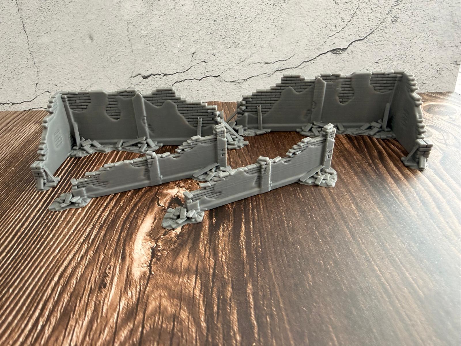 Ruinenstraße Komplett-Set 5 Teile