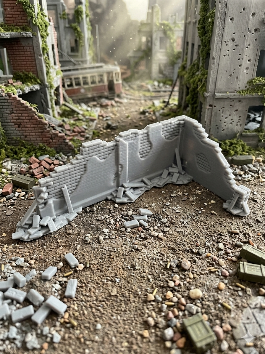 Ruinenstraße Komplett-Set 5 Teile