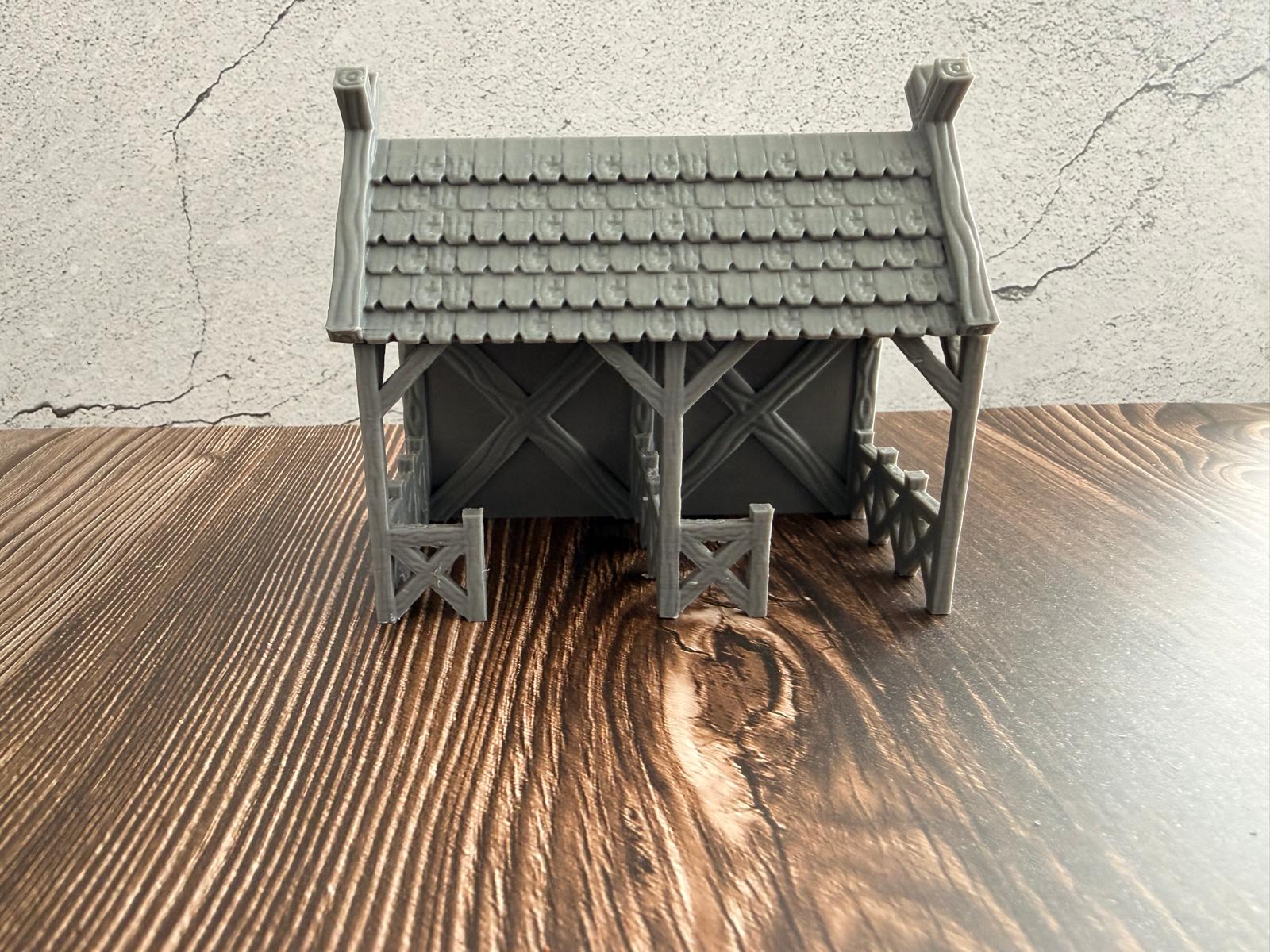 Mittelalterliche Fachwerk-Scheune