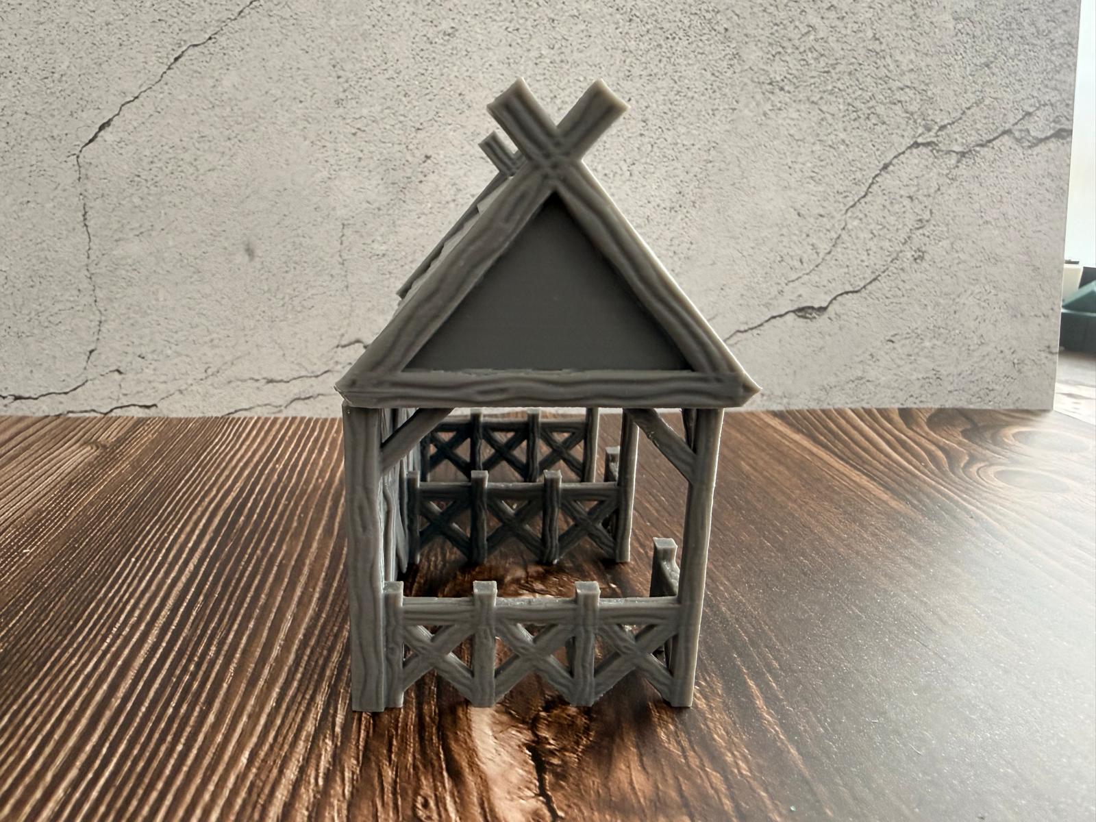 Mittelalterliche Fachwerk-Scheune