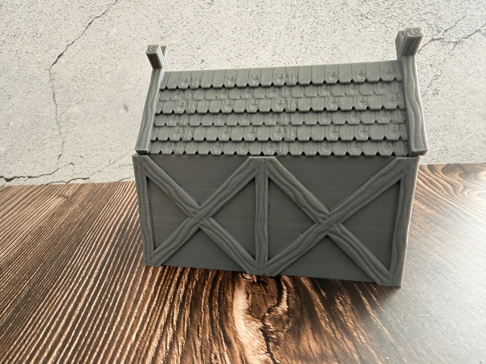 Mittelalterliche Fachwerk-Scheune