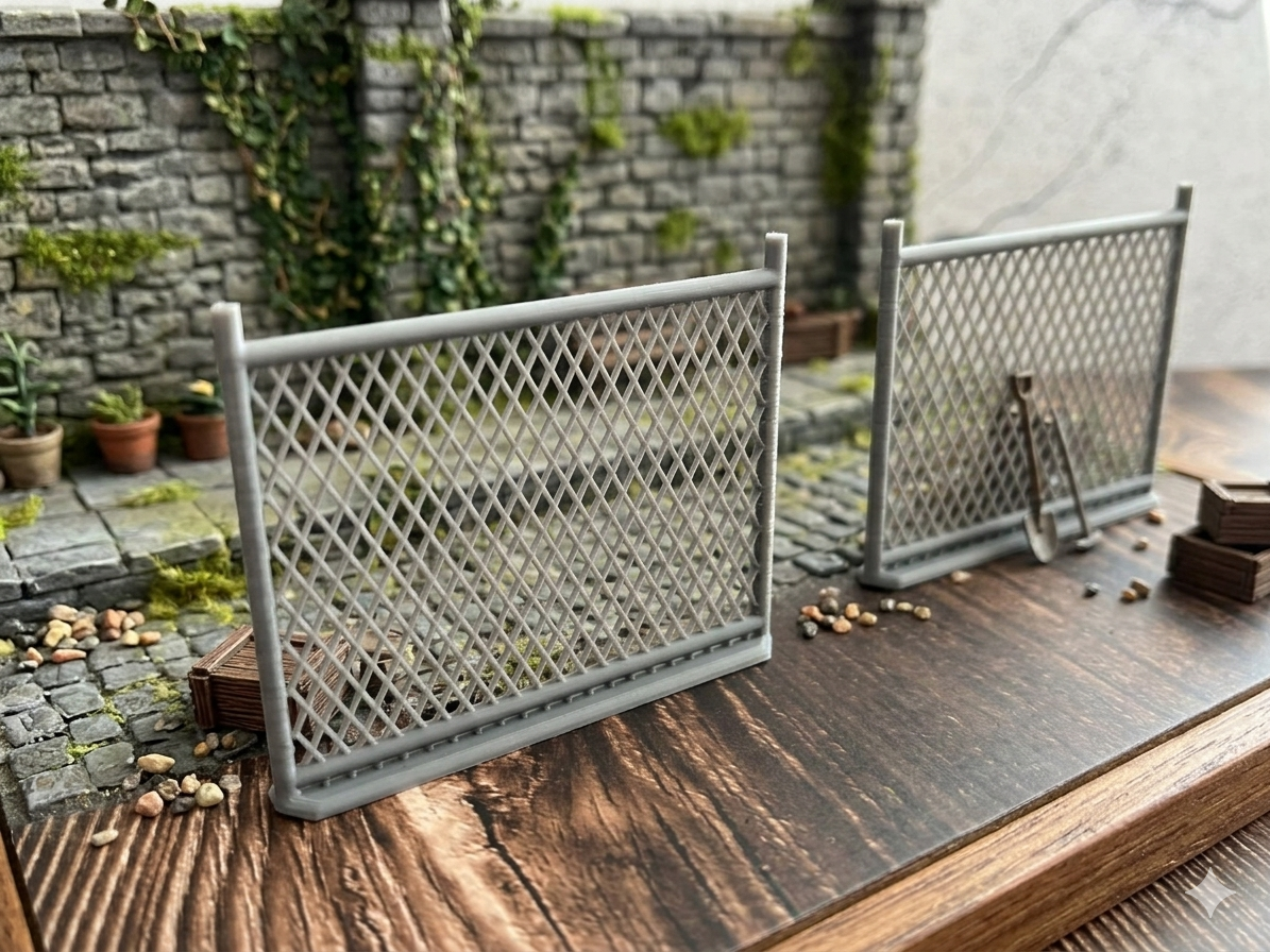 Maschendrahtzaun mit Stacheldraht